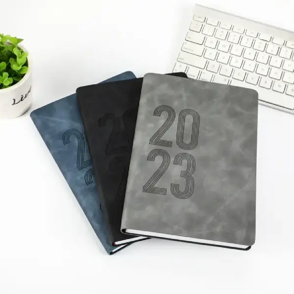 leather cover planner printing