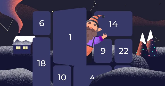 create a digital advent calendar