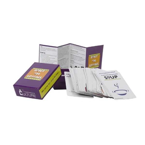 Custom Game Cards Manufacturing