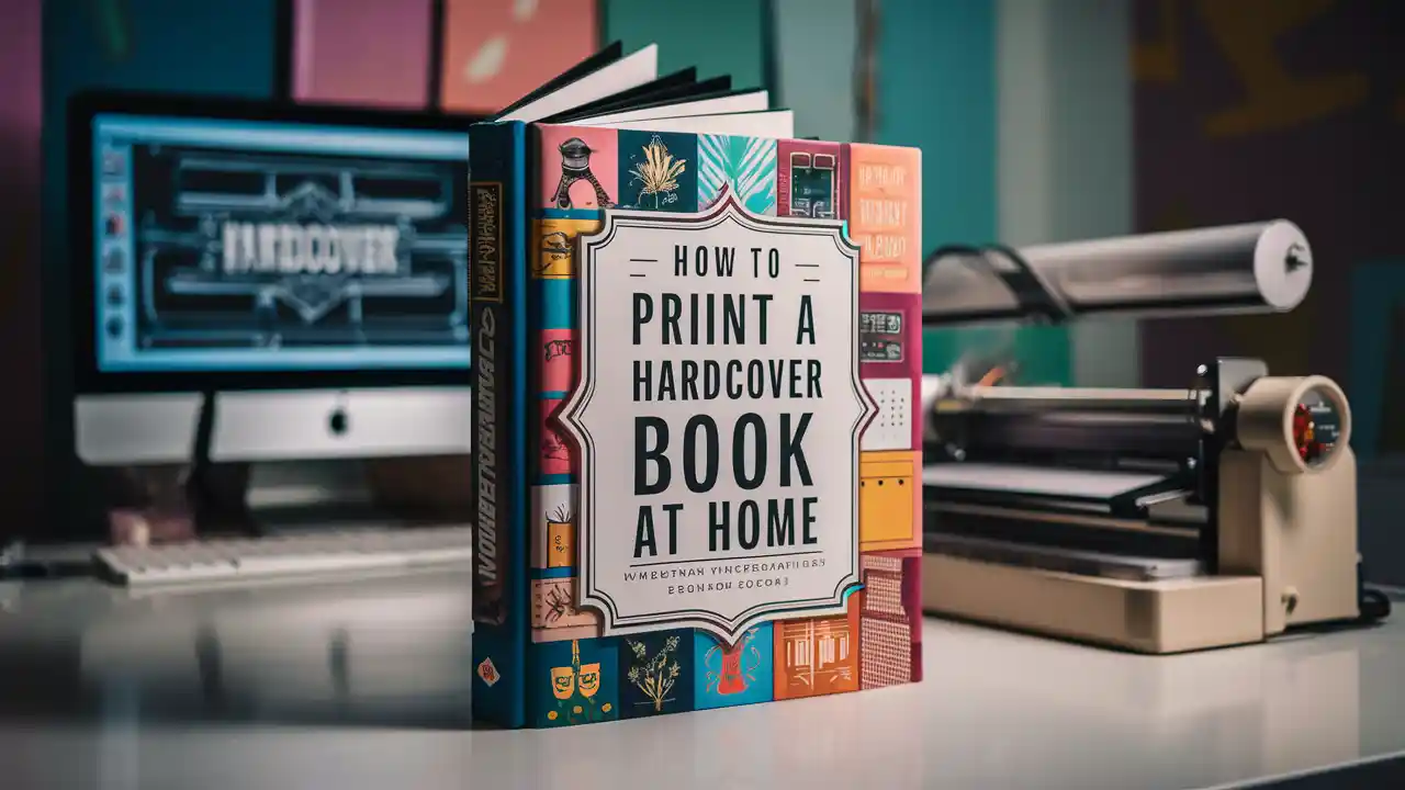 wie man ein Hardcover-Buch zu Hause druckt