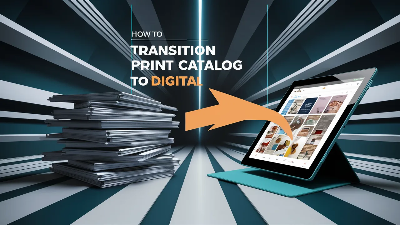 how to transition from print catalog to digital